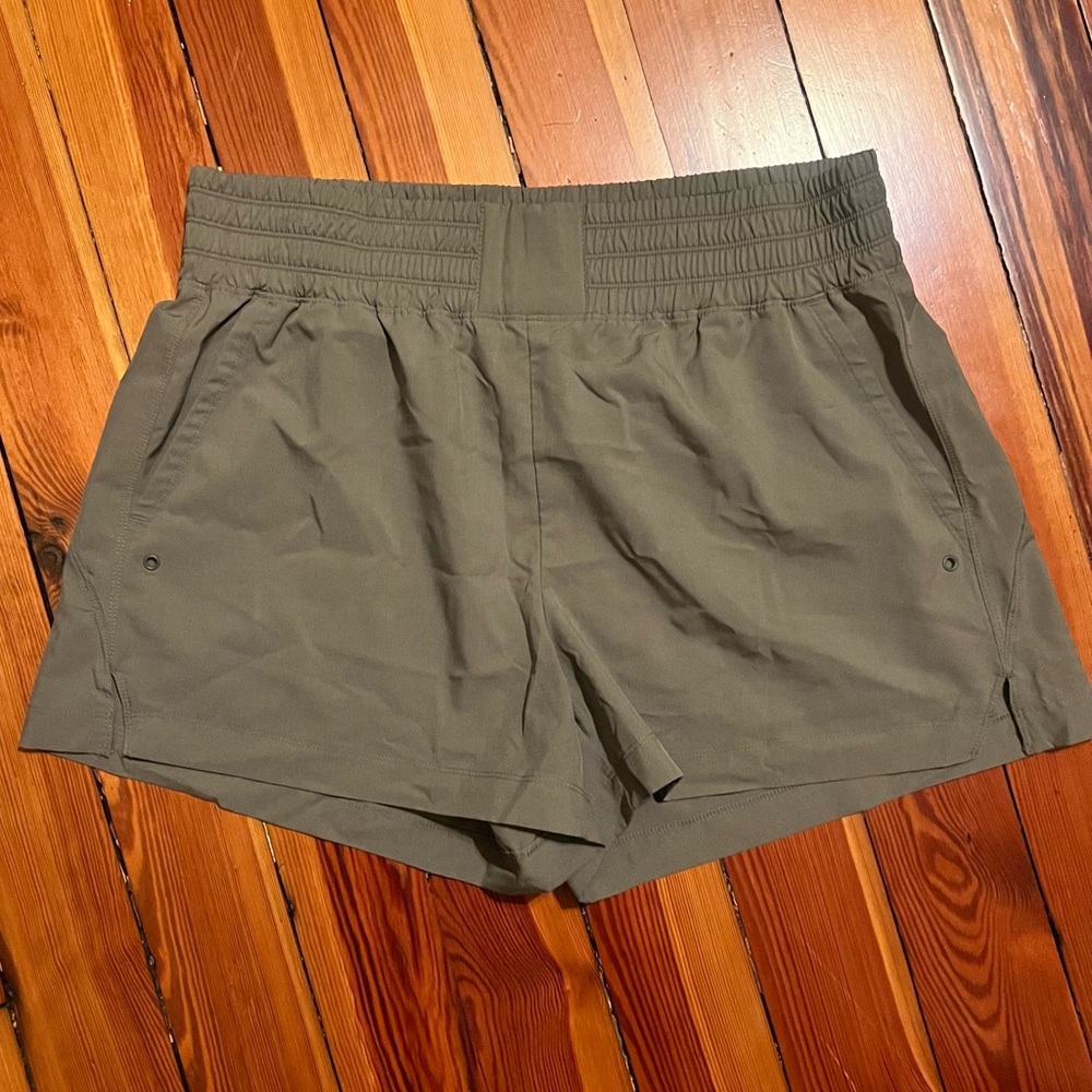 Old Navy Stretchtech Olive Shorts